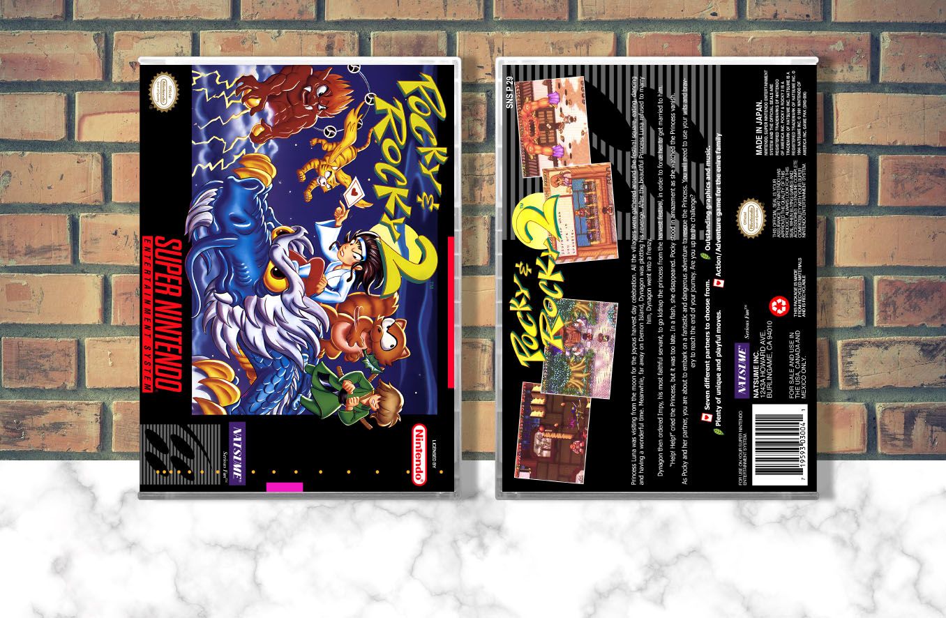 Pocky &amp; Rocky 2, Case Color: CLEAR (Transparent)