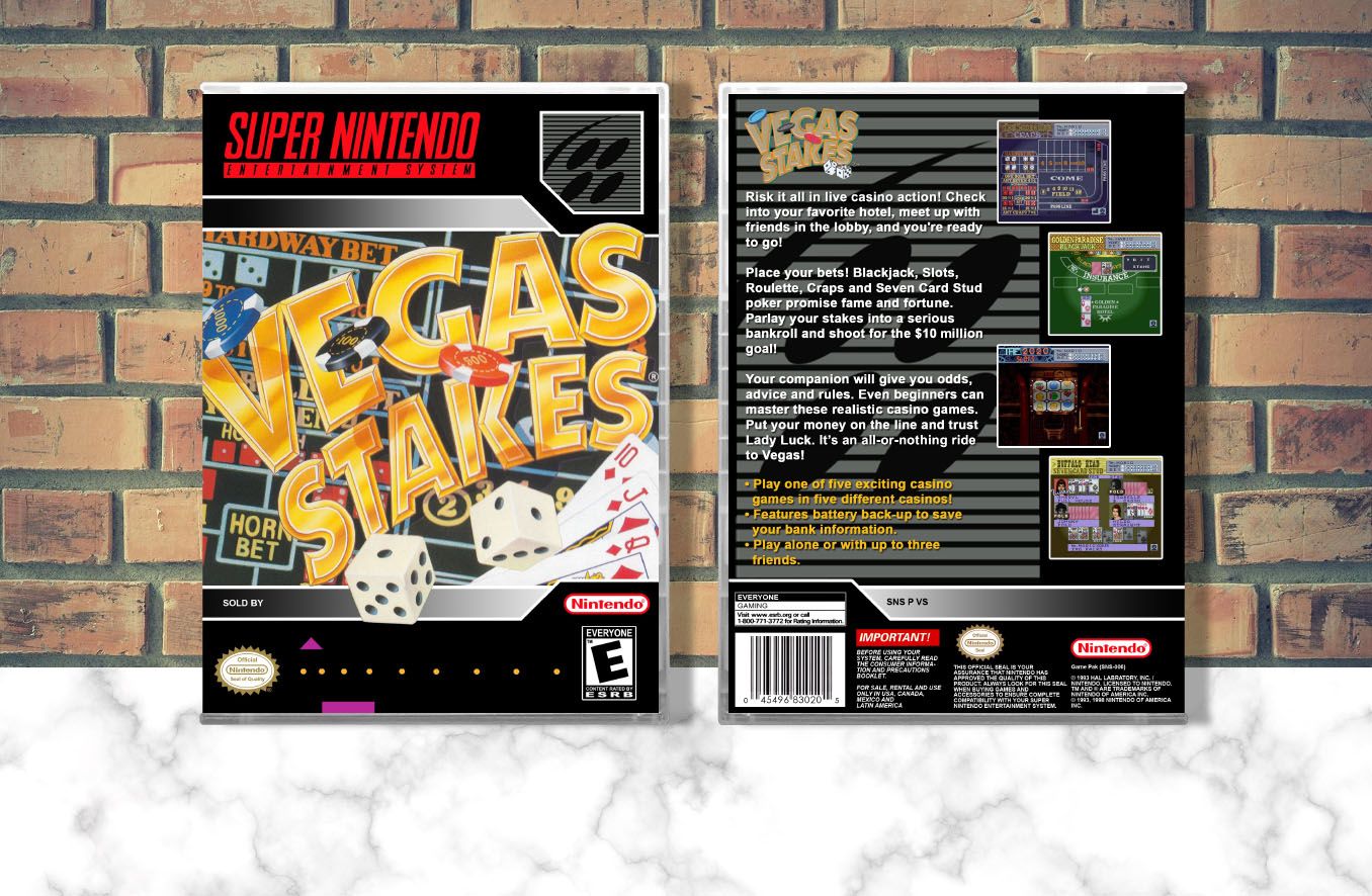 Vegas Stakes, Case Color: CLEAR (Transparent)