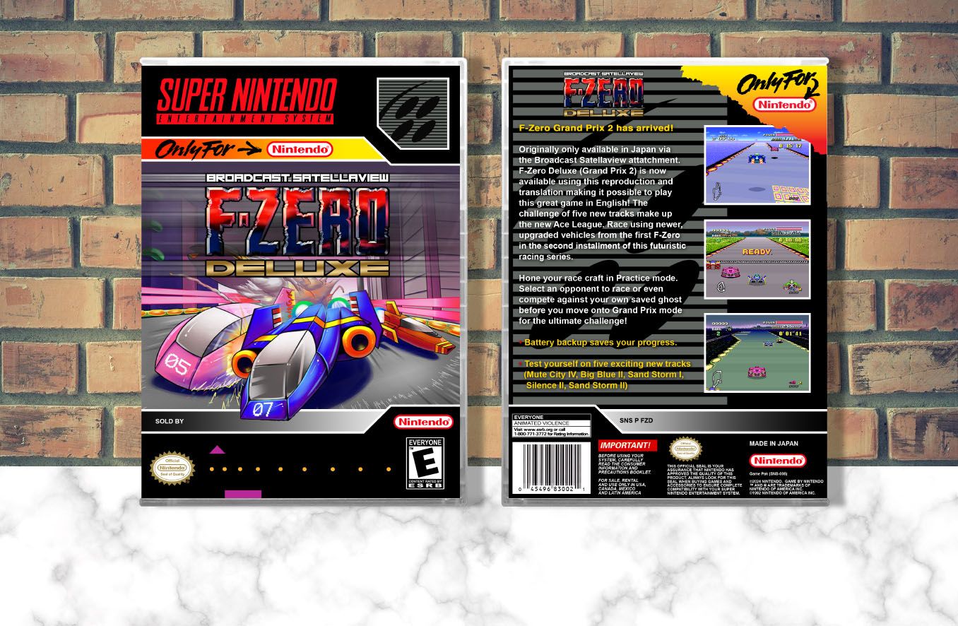 F-Zero Deluxe, Case Color: CLEAR (Transparent)