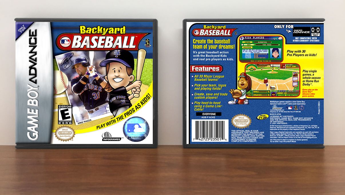 Backyard Baseball, Artwork Spine Color: Chrome
