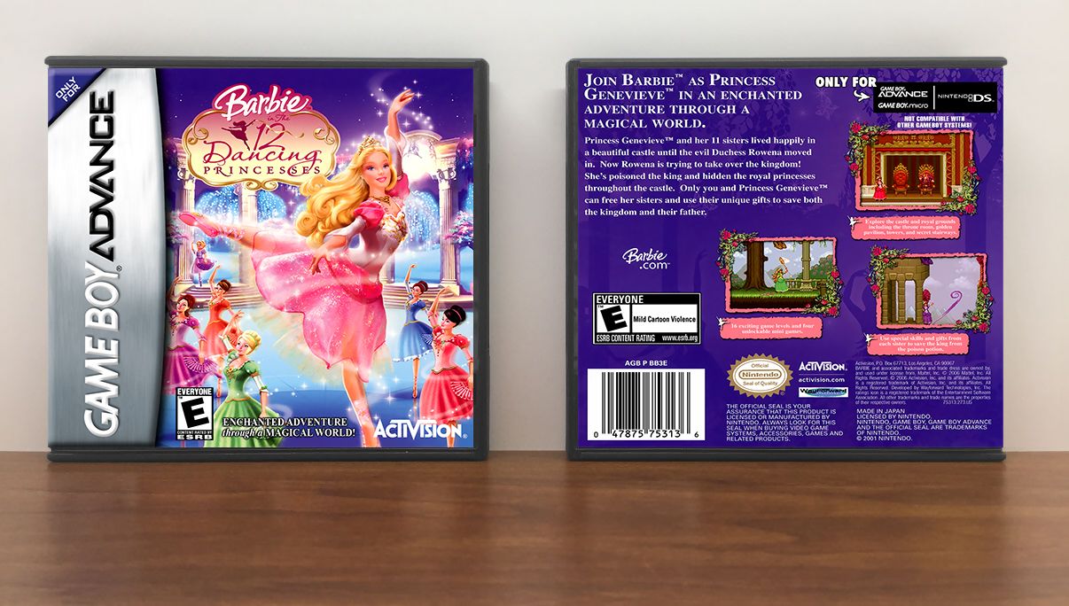 Barbie in the 12 Dancing Princesses, Artwork Spine Color: Chrome