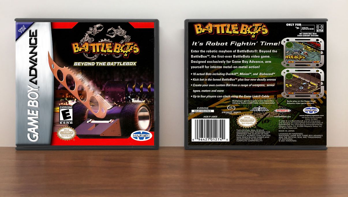 BattleBots: Beyond the BattleBox, Artwork Spine Color: Chrome