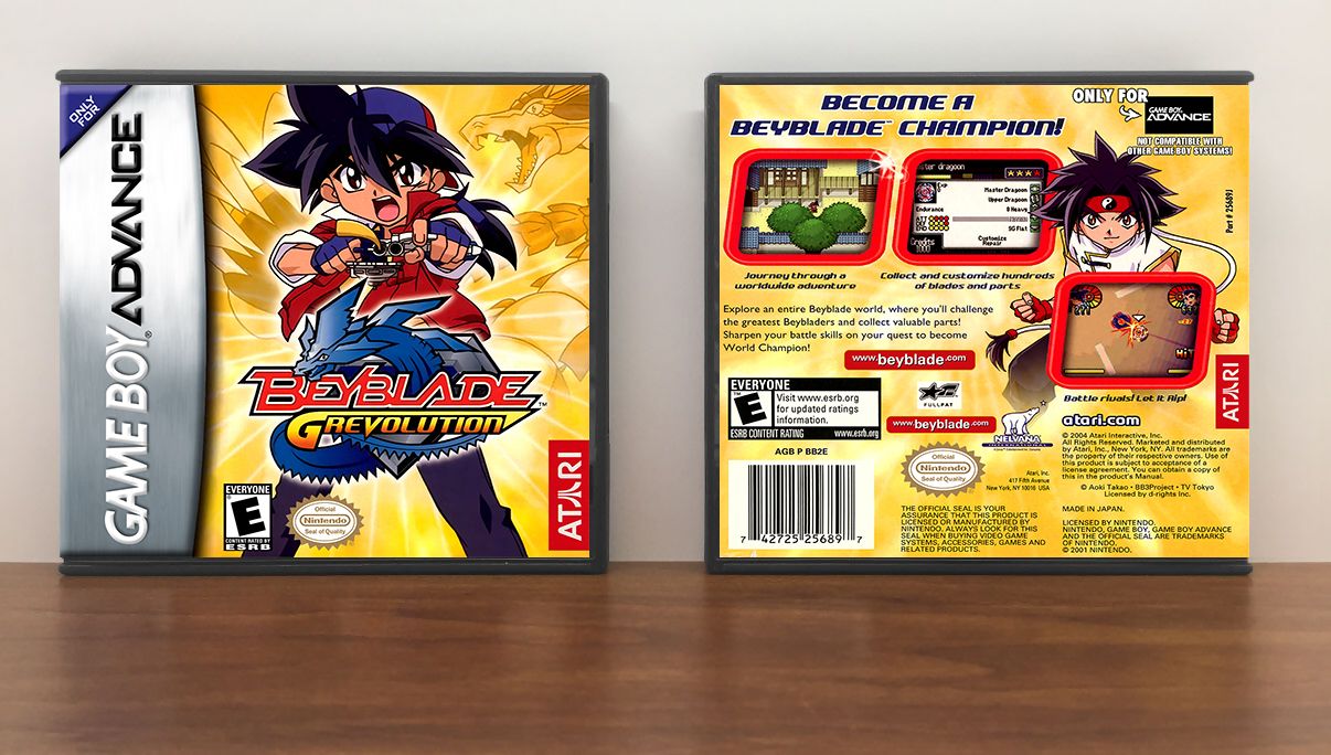 Beyblade: G-Revolution, Artwork Spine Color: Chrome
