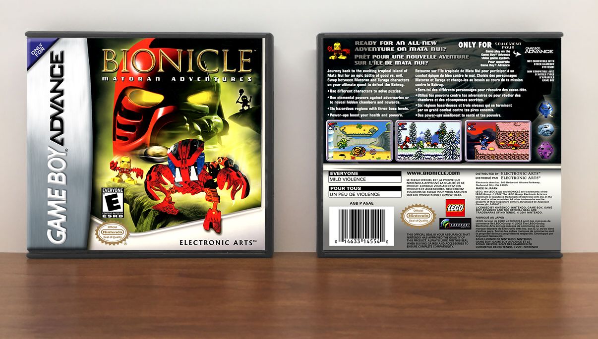 Bionicle: Matoran Adventures, Artwork Spine Color: Chrome