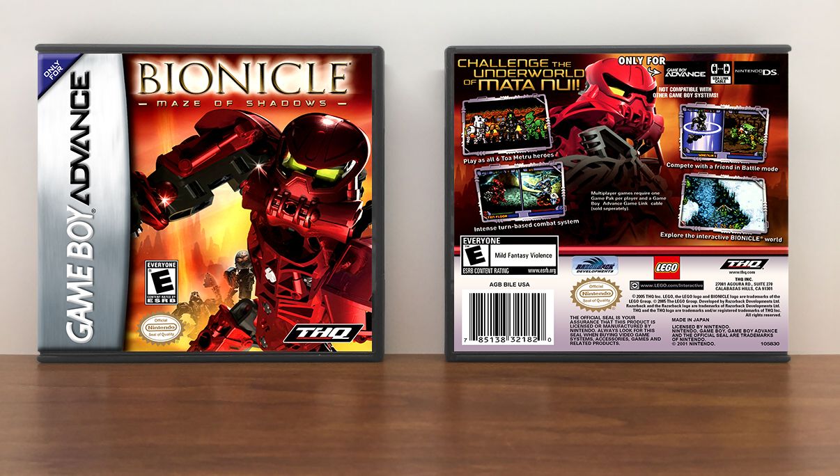 Bionicle: Maze of Shadows, Artwork Spine Color: Chrome
