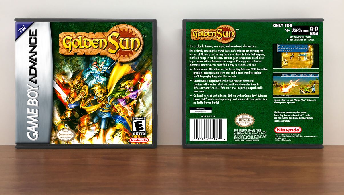 Golden Sun, Artwork Spine Color: Chrome