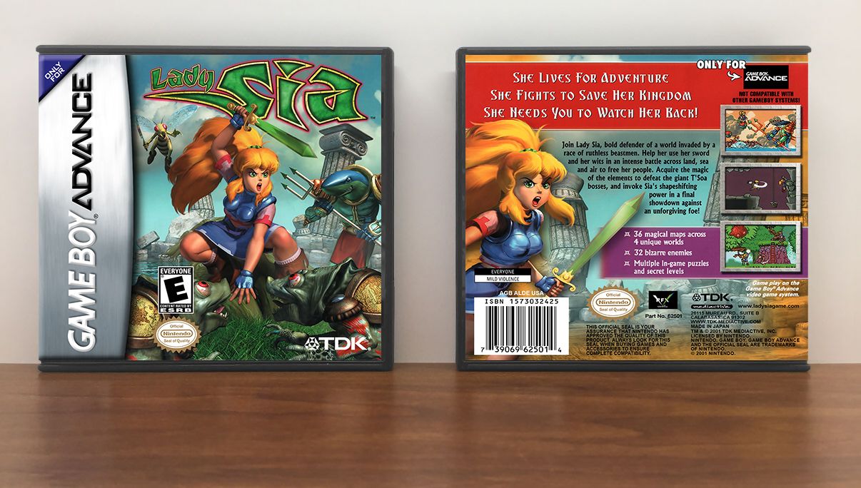 Lady Sia, Artwork Spine Color: Chrome