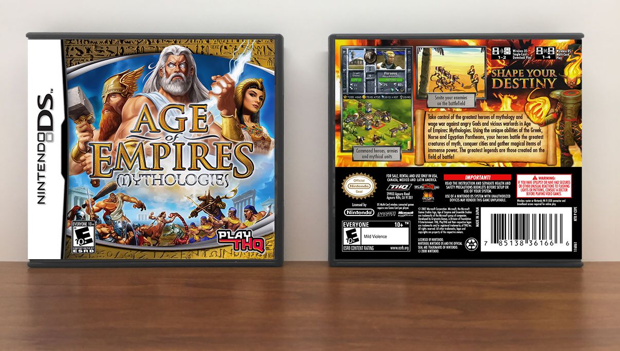 Age of Empires: Mythologies, Case Color: DARK GREY (OEM DS CASE COLOR)
