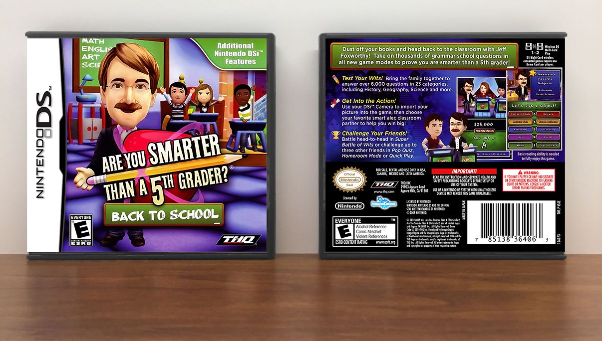 Are You Smarter Than a 5th Grader?: Back to School, Case Color: DARK GREY (OEM DS CASE COLOR)
