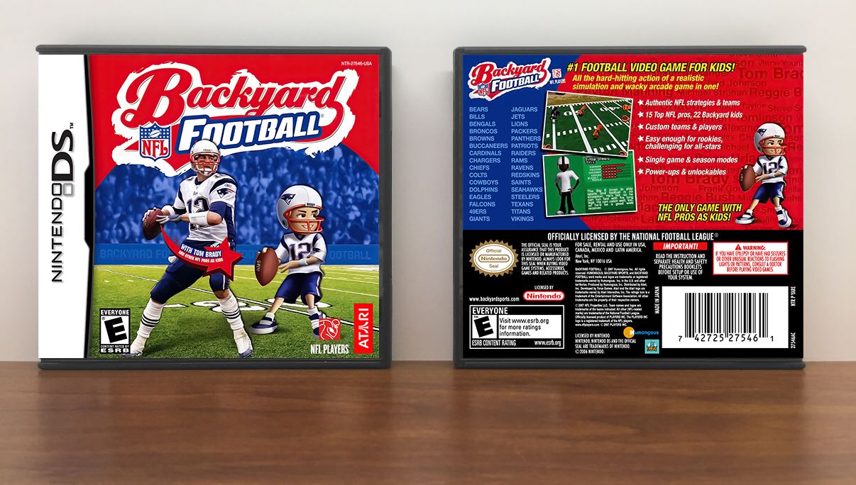 Backyard Football, Case Color: DARK GREY (OEM DS CASE COLOR)