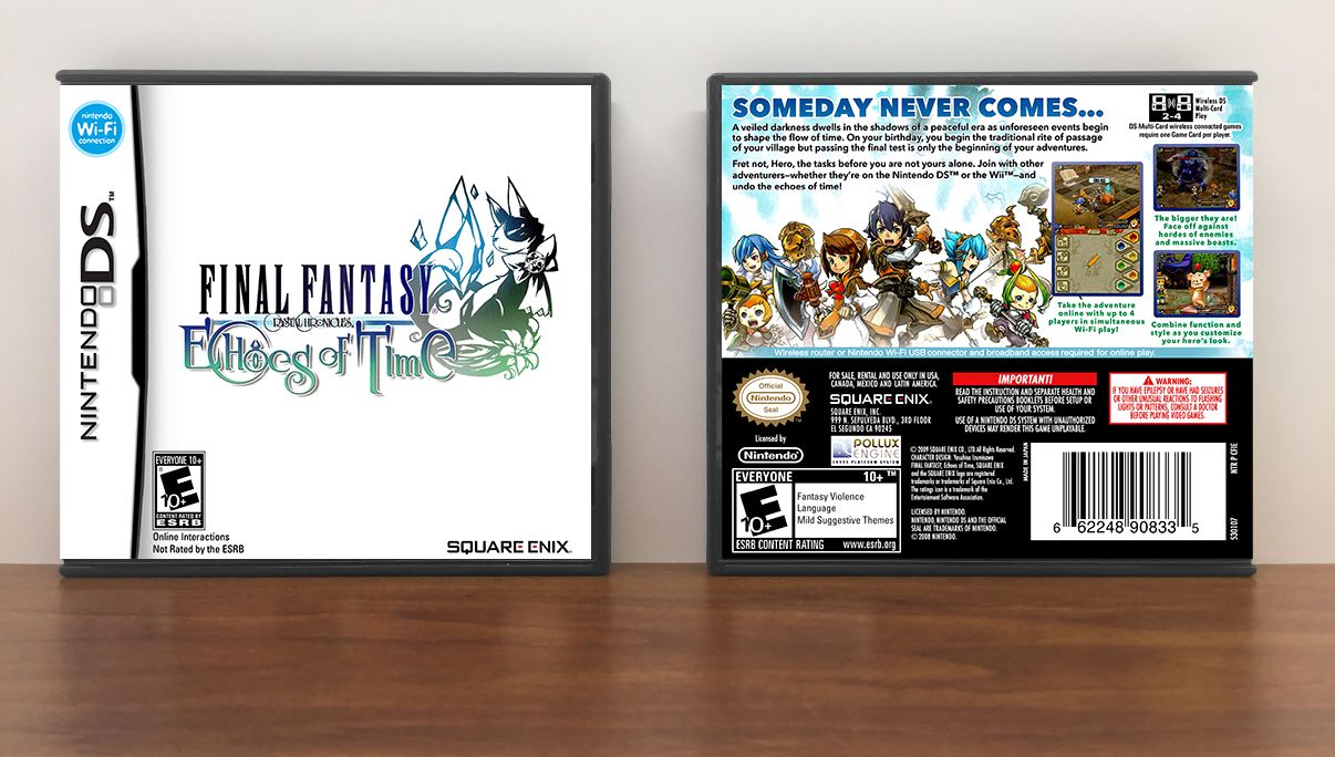 Final Fantasy Crystal Chronicles: Echoes of Time, Case Color: DARK GREY (OEM DS CASE COLOR)