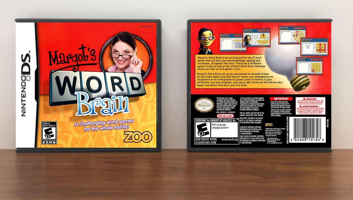 Margot's Word Brain, Case Color: DARK GREY (OEM DS CASE COLOR)