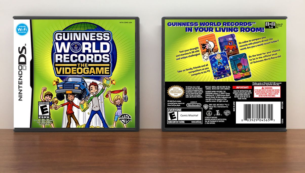 Guinness World Records: The Video Game, Case Color: DARK GREY (OEM DS CASE COLOR)