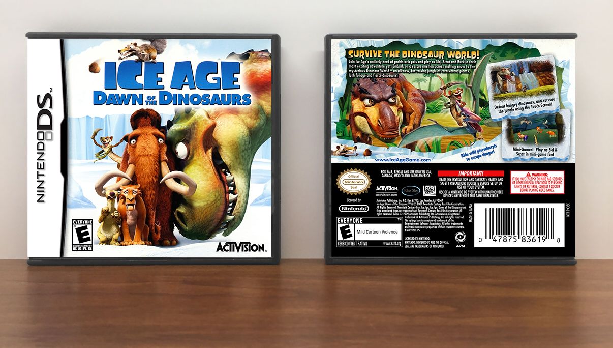 Ice Age: Dawn of the Dinosaurs, Case Color: DARK GREY (OEM DS CASE COLOR)