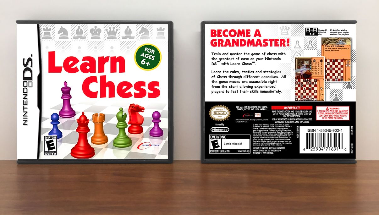Learn Chess, Case Color: DARK GREY (OEM DS CASE COLOR)