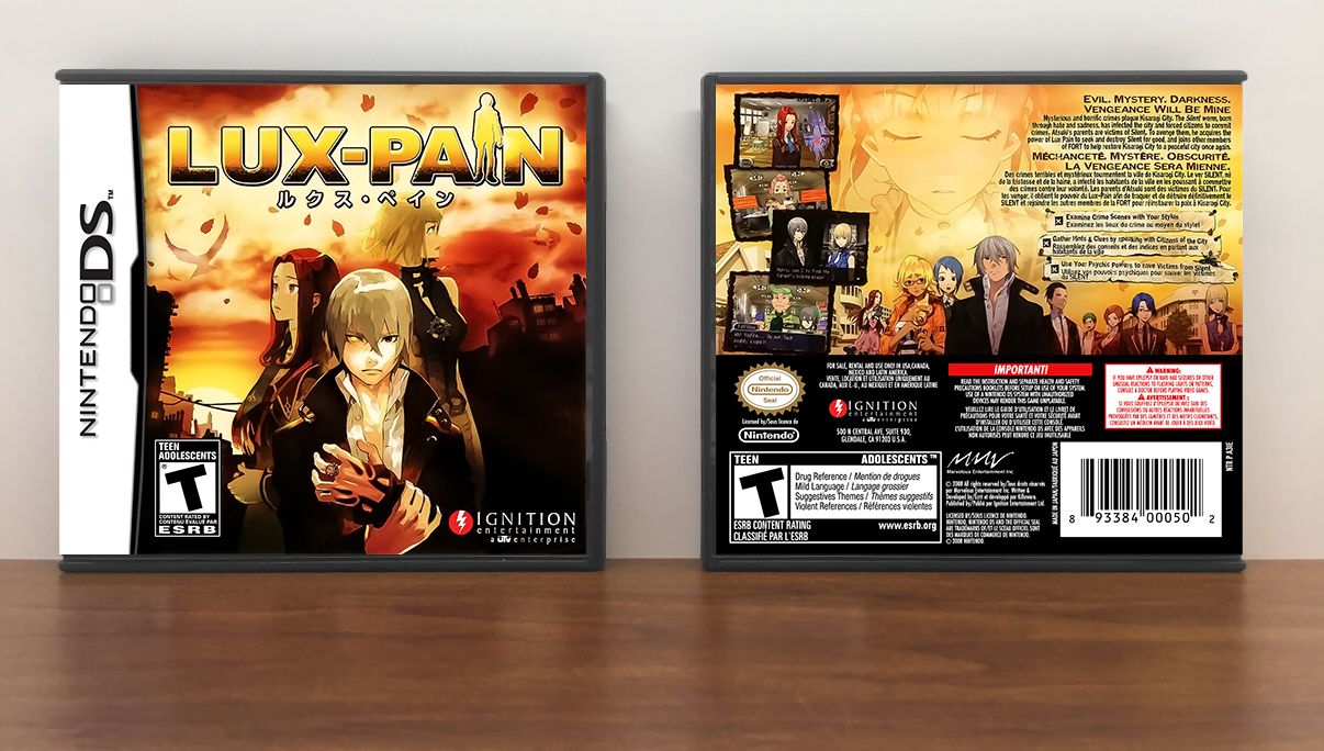 Lux-Pain, Case Color: DARK GREY (OEM DS CASE COLOR)
