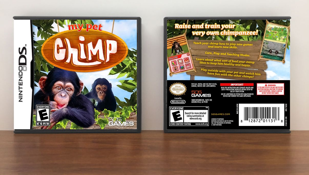 My Pet Chimp, Case Color: DARK GREY (OEM DS CASE COLOR)