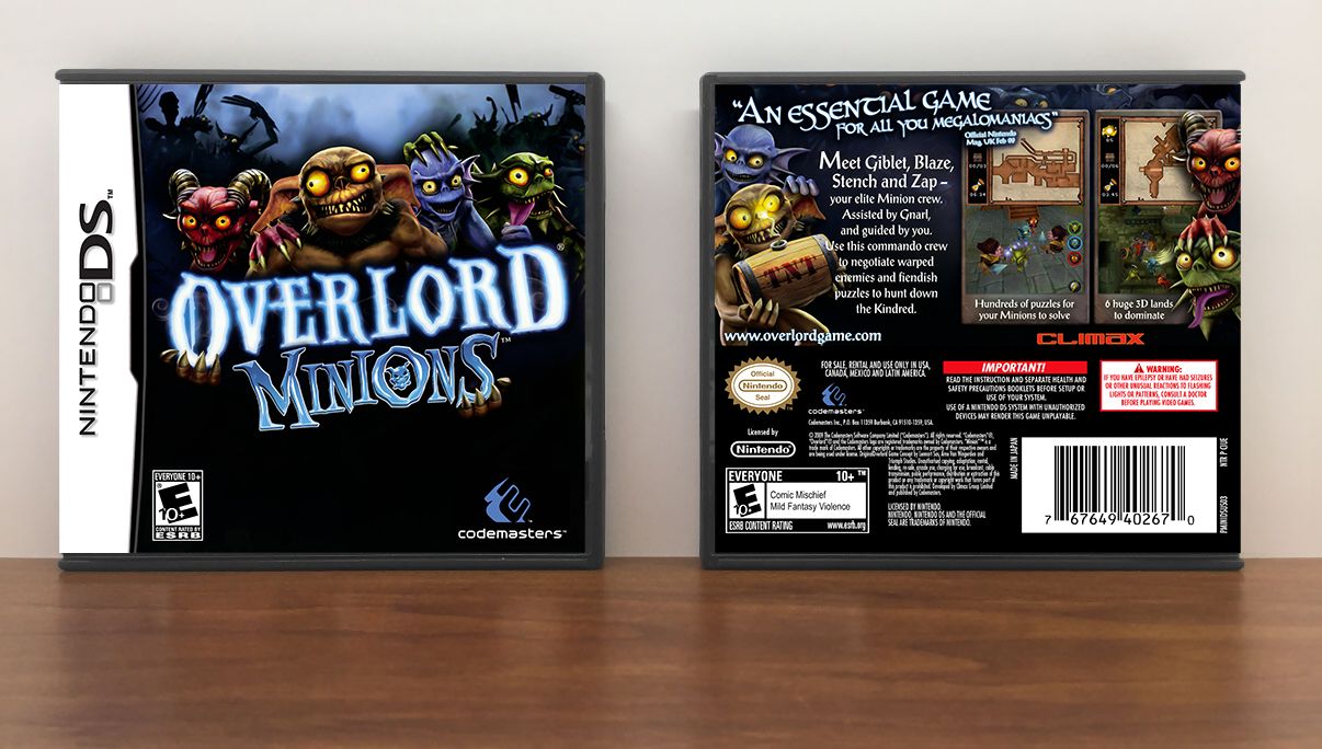 Overlord: Minions, Case Color: DARK GREY (OEM DS CASE COLOR)