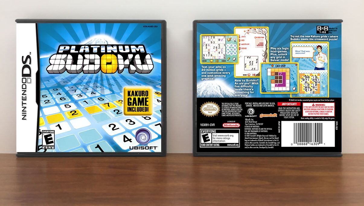 Platinum Sudoku, Case Color: DARK GREY (OEM DS CASE COLOR)