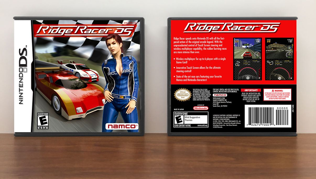 Ridge Racer DS, Case Color: DARK GREY (OEM DS CASE COLOR)