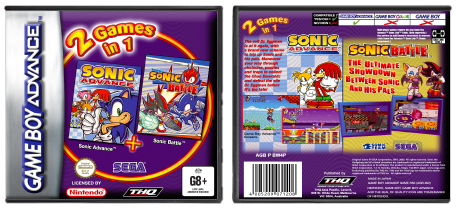 2 Games in 1: Sonic Advance &amp; Sonic Battle (PAL)