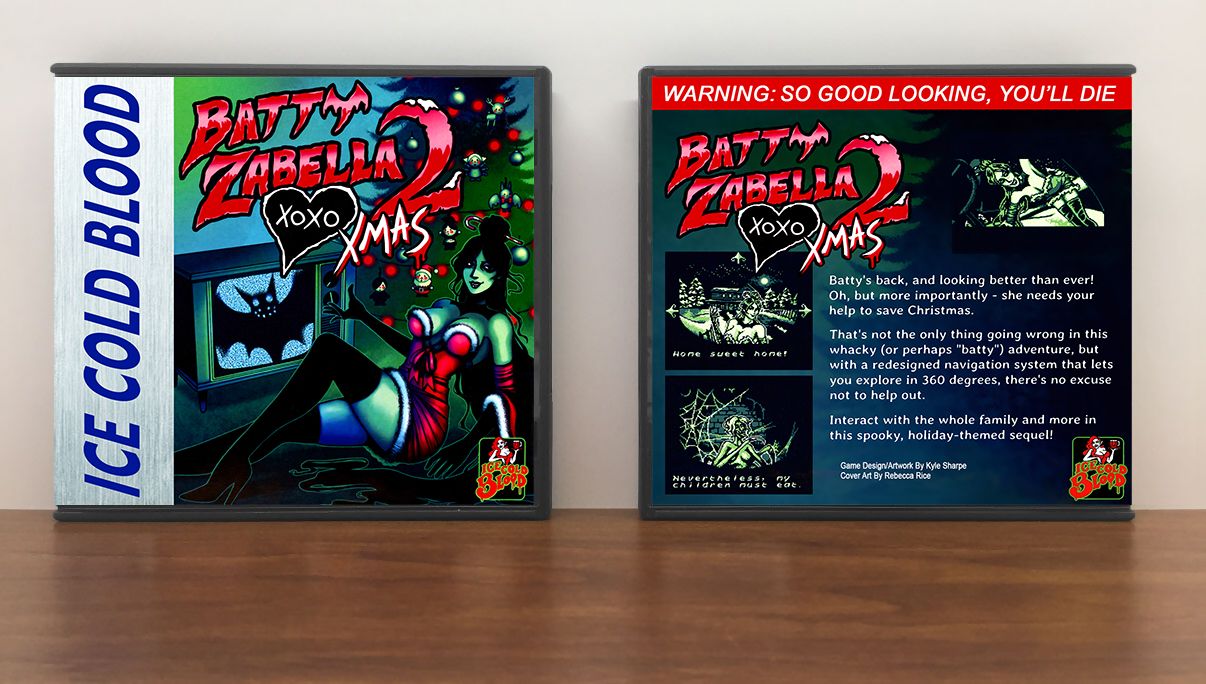 Batty Zabella 2: XOXO Xmas, Artwork Spine Color: Chrome