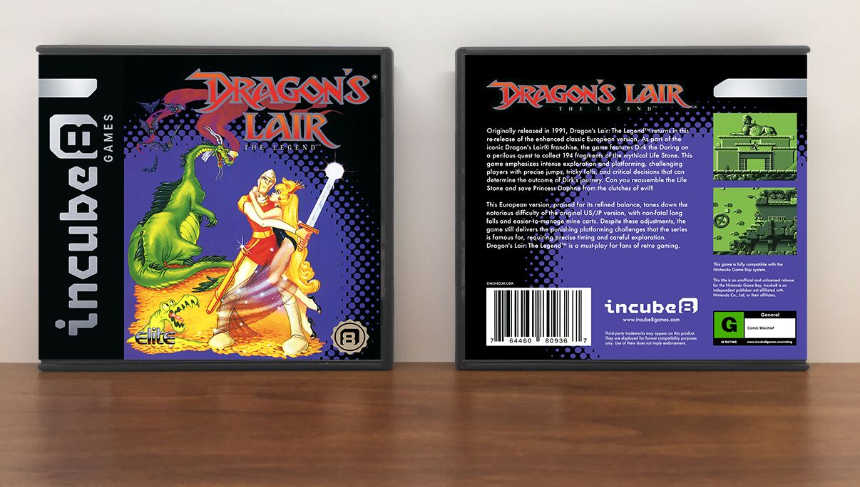 Dragon's Lair (Incube8), Artwork Spine Color: Chrome