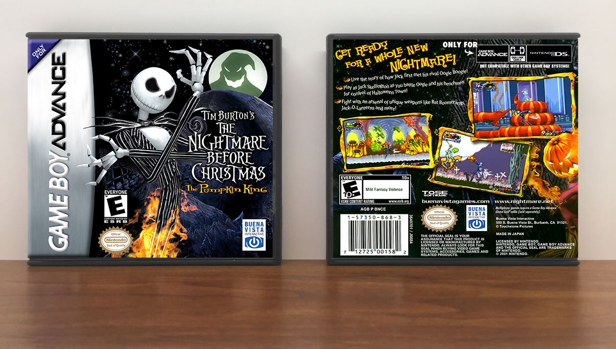 Nightmare Before Christmas, The: The Pumpkin King, Artwork Spine Color: Chrome