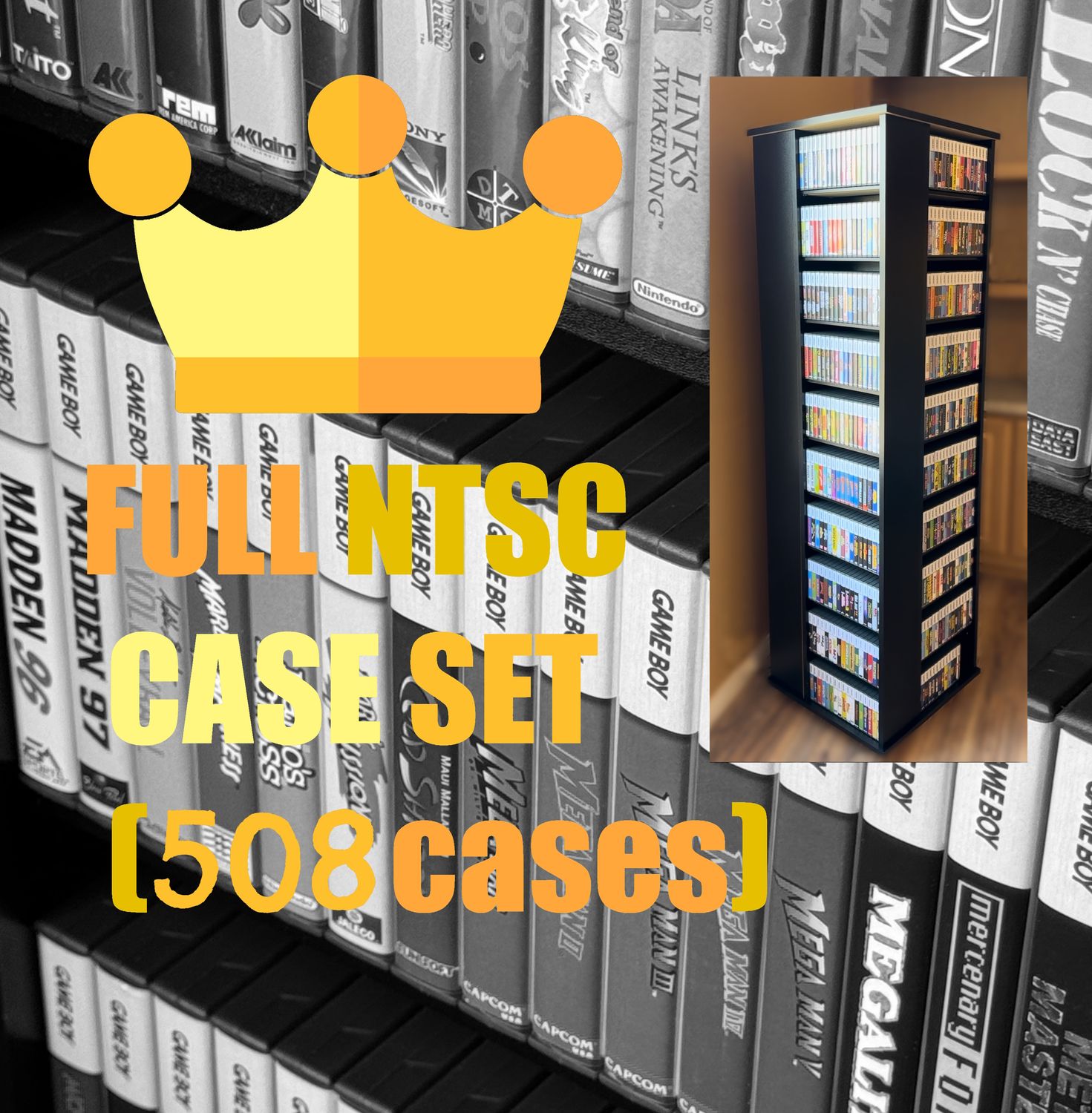 Complete NTSC Gameboy Released Set [508cases]