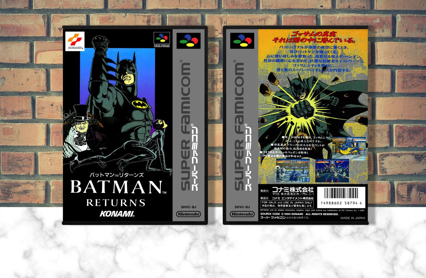 Batman Returns, Case Color: DARK GREY (OEM DS CASE COLOR)