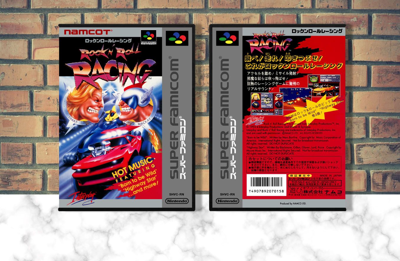 Rock n' Roll Racing, Case Color: DARK GREY (OEM DS CASE COLOR)