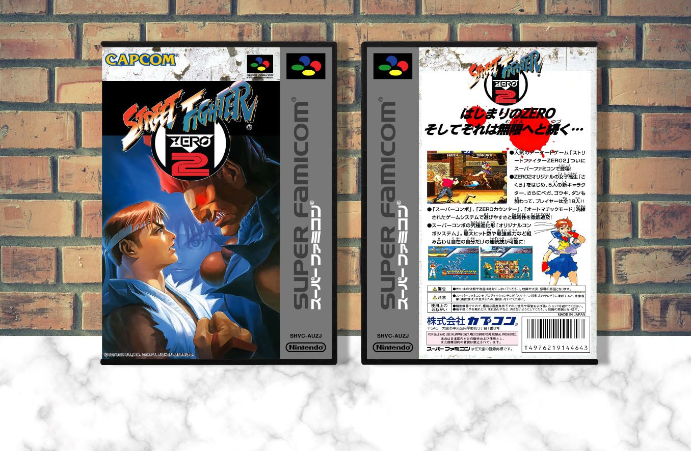 Street Fighter Zero 2, Case Color: DARK GREY (OEM DS CASE COLOR)