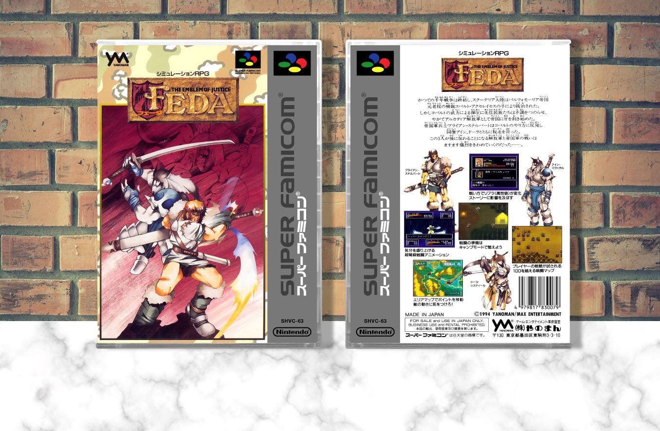 Feda: The Emblem of Justice, Case Color: CLEAR (Transparent)