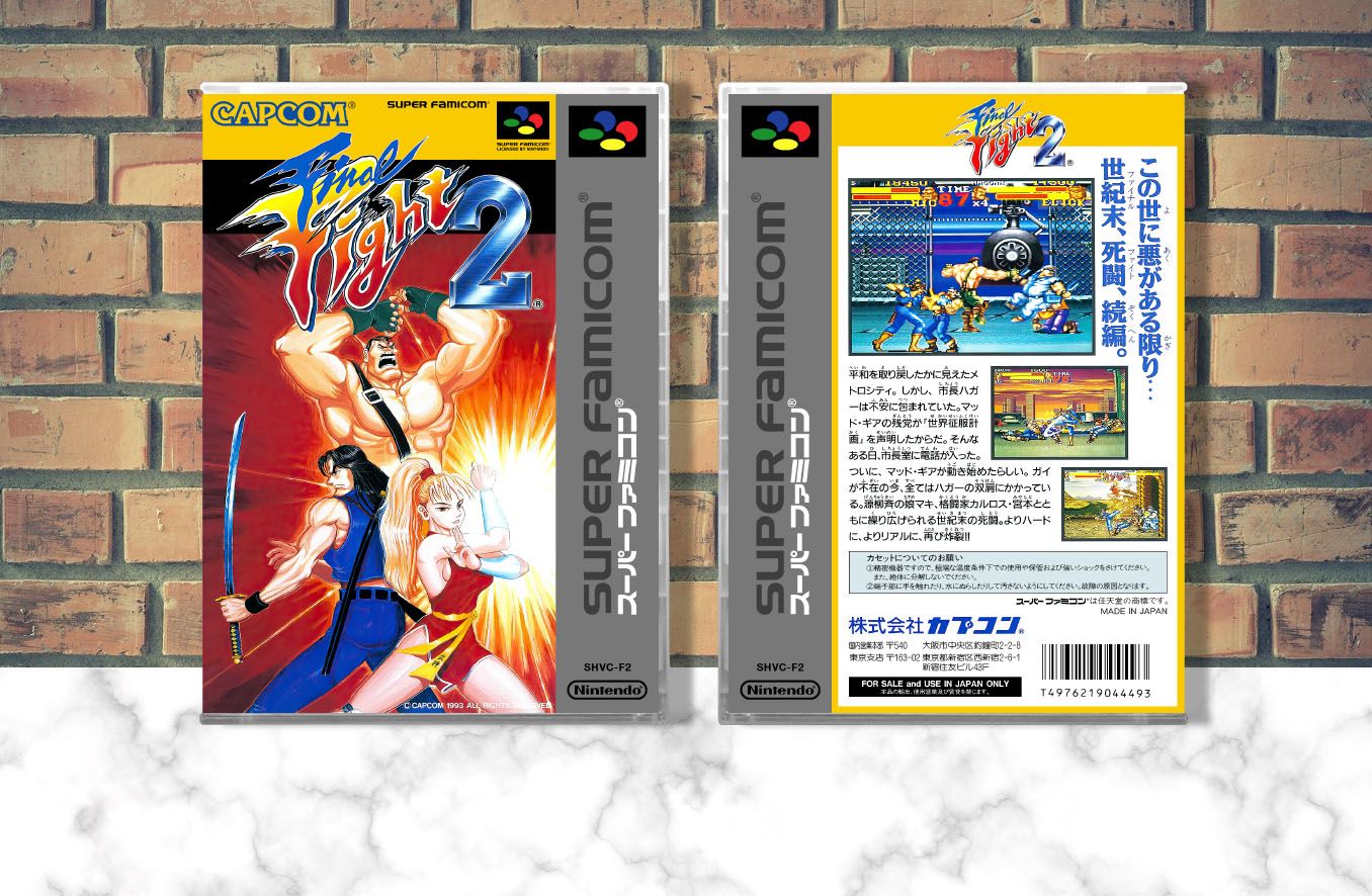 Final Fight 2, Case Color: CLEAR (Transparent)