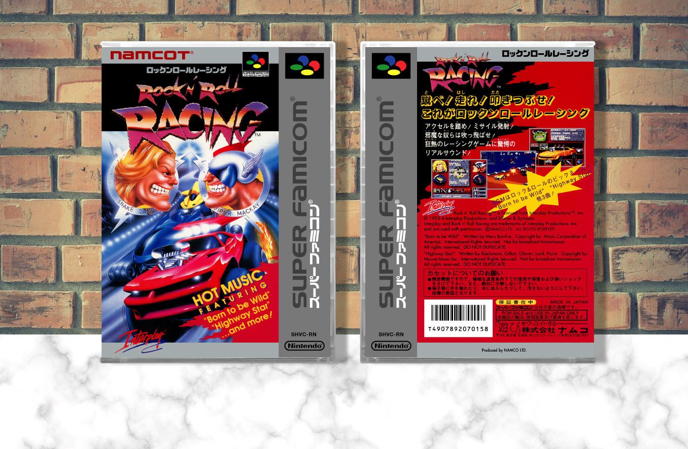 Rock n' Roll Racing, Case Color: CLEAR (Transparent)