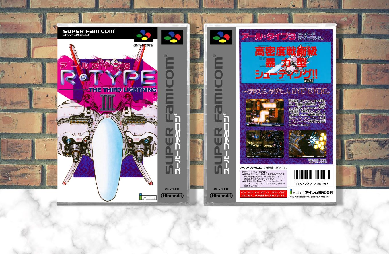 R-Type III: The Third Lightning, Case Color: CLEAR (Transparent)