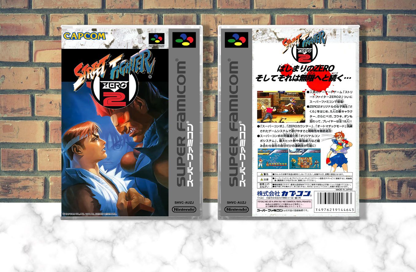 Street Fighter Zero 2, Case Color: CLEAR (Transparent)