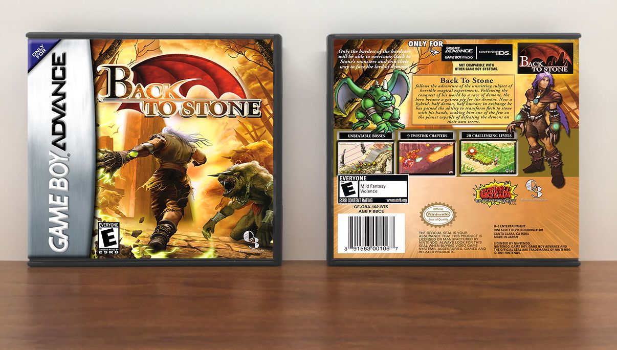 Back to Stone, Artwork Spine Color: Chrome
