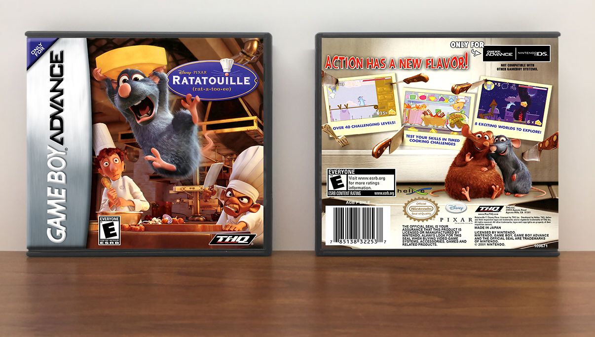 Disney/Pixar's Ratatouille, Artwork Spine Color: Chrome