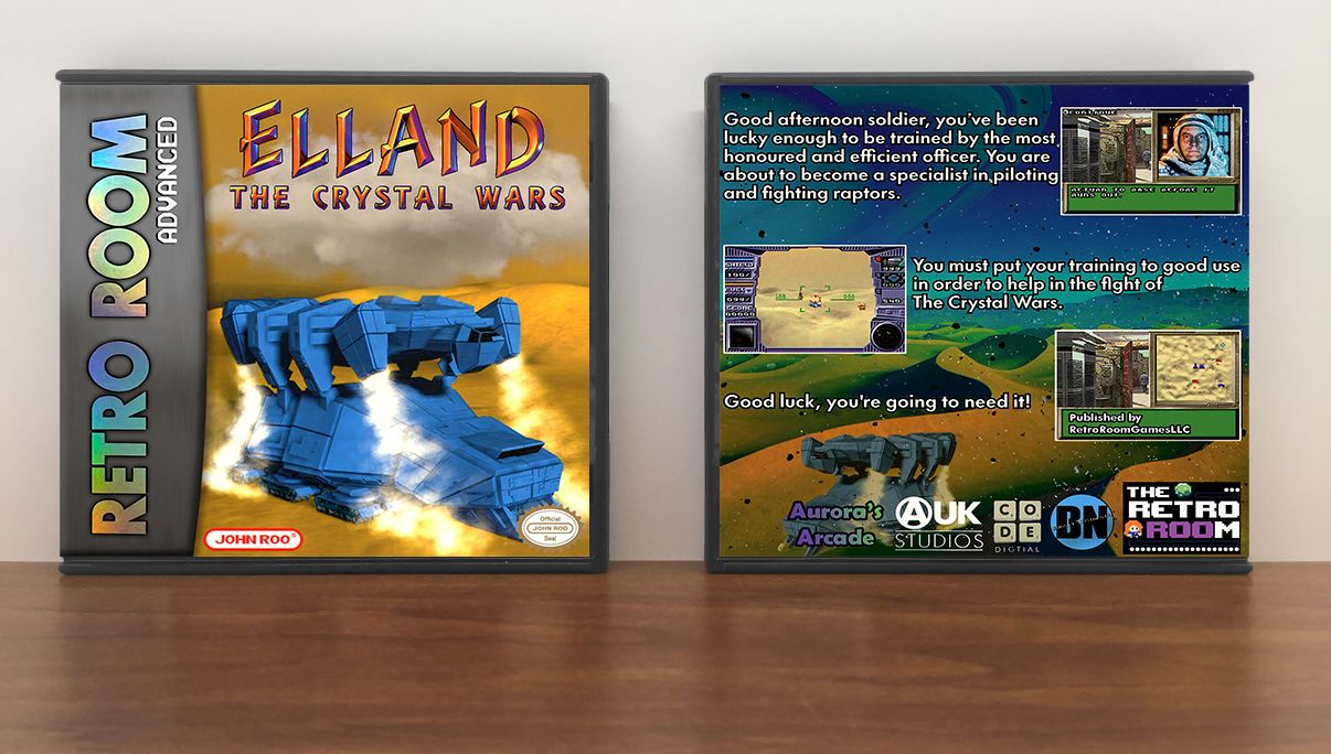 Elland: The Crystal Wars, Artwork Spine Color: Chrome