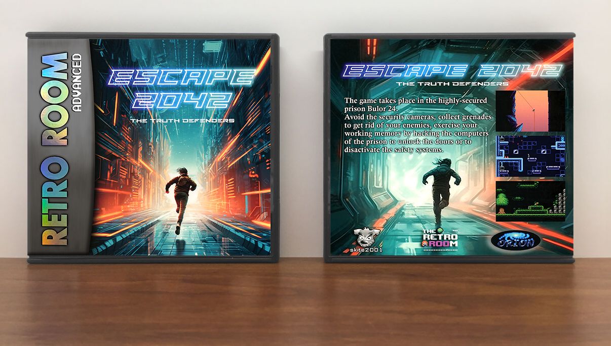 Escape 2042 - The Truth Defenders, Artwork Spine Color: Chrome