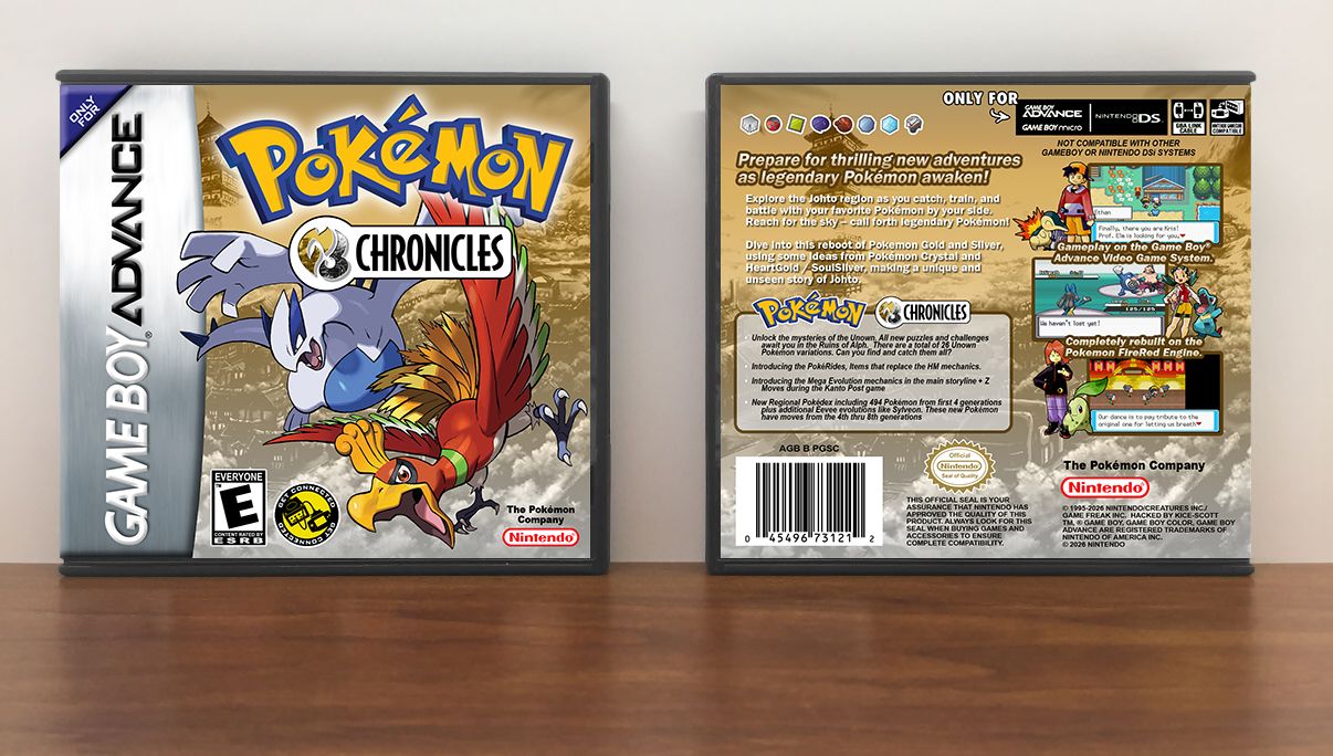 Pokemon Chronicles, Artwork Spine Color: Chrome