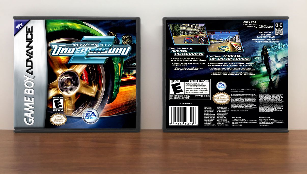 Need for Speed: Underground 2, Artwork Spine Color: Chrome