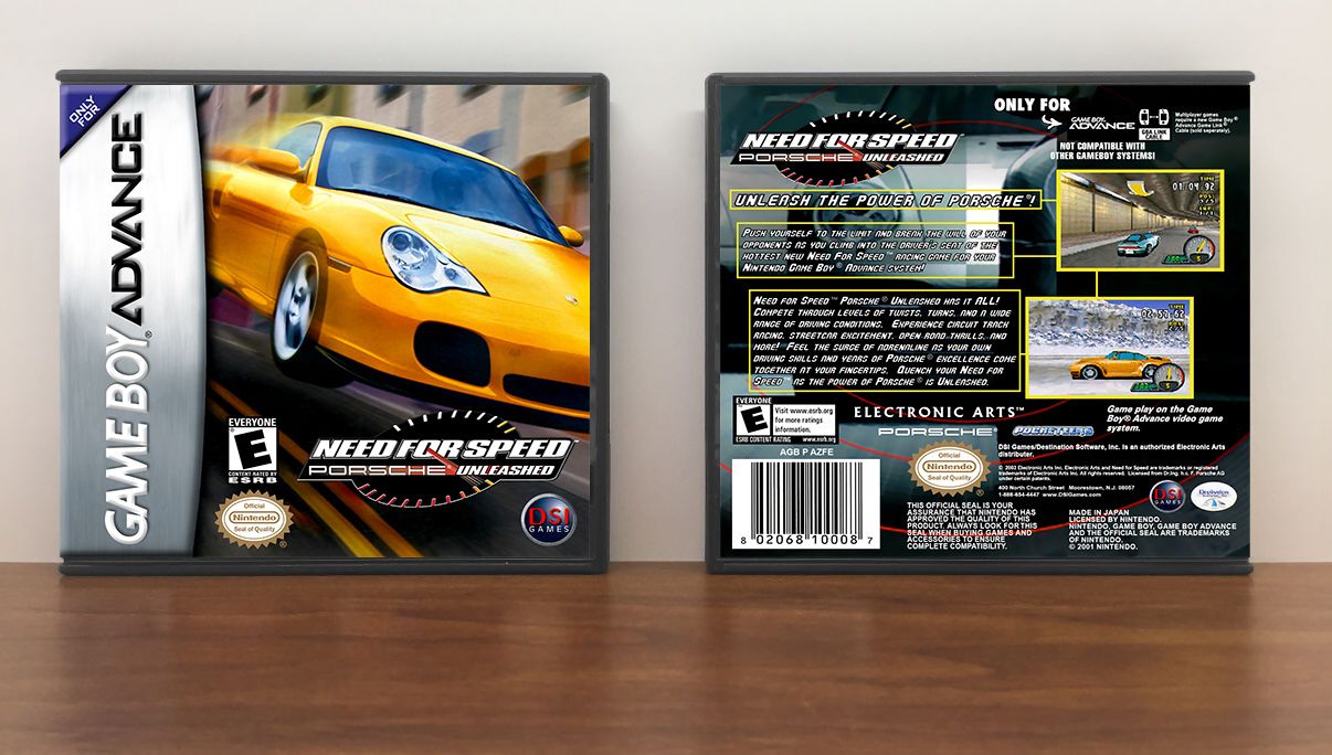 Need for Speed: Porsche Unleashed, Artwork Spine Color: Chrome