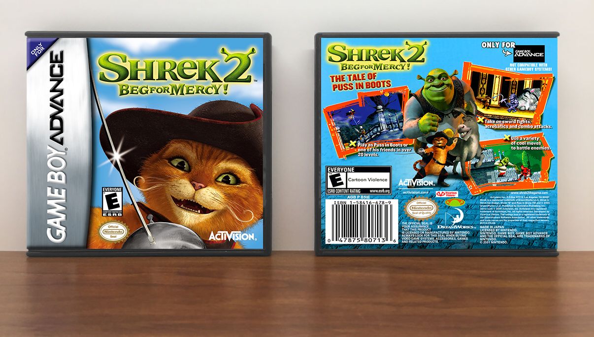 Shrek 2: Beg for Mercy!, Artwork Spine Color: Chrome