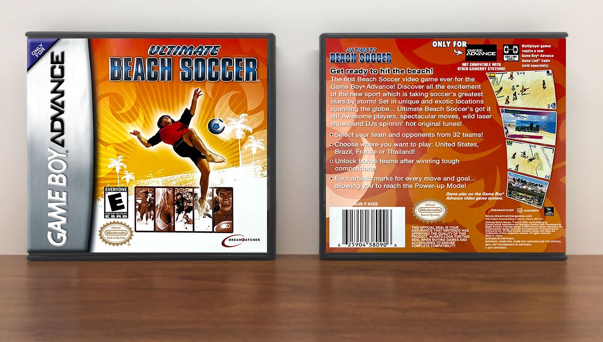 Ultimate Beach Soccer, Artwork Spine Color: Chrome