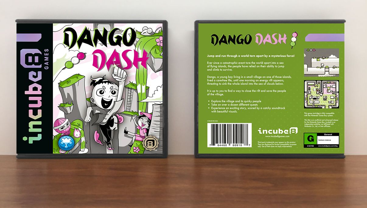 Dango Dash, Artwork Spine Color: Chrome