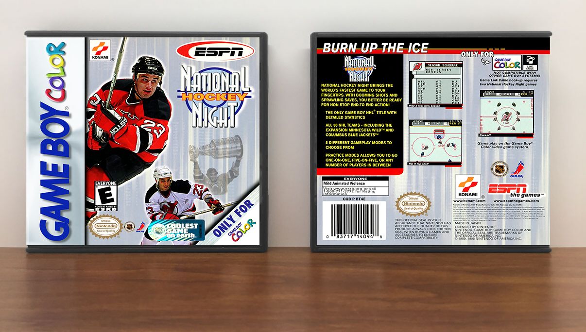 ESPN National Hockey Night, Artwork Spine Color: Chrome