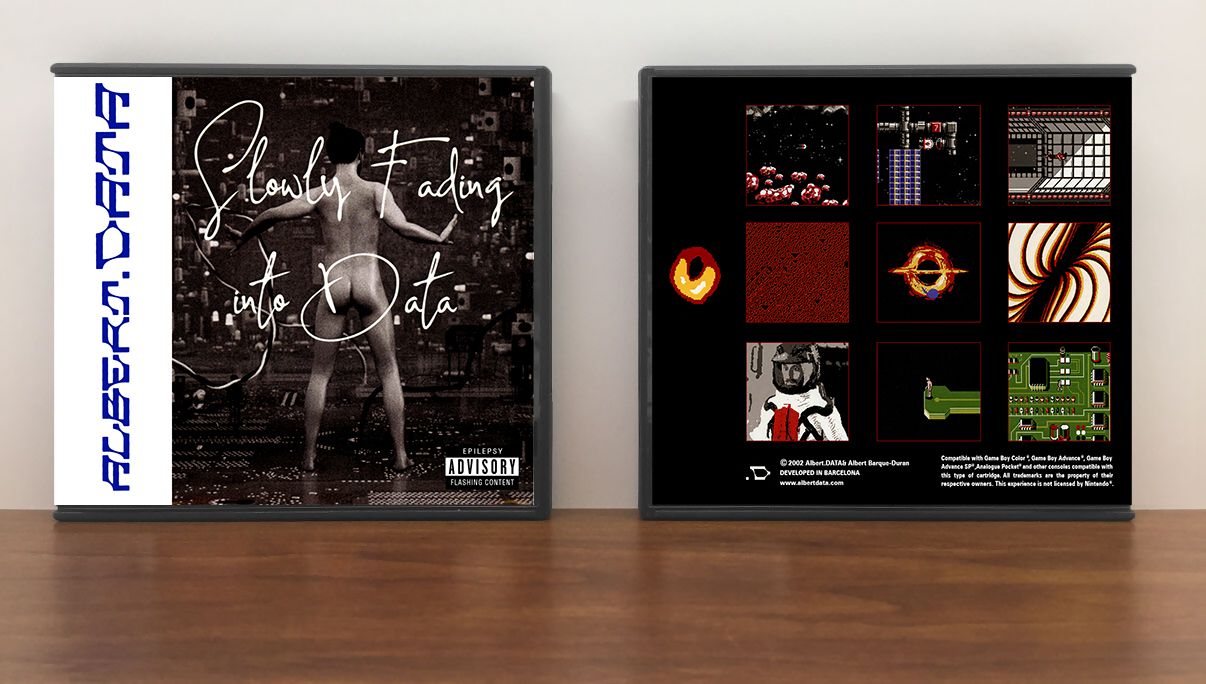 Slowly Fading into Data, Artwork Spine Color: Chrome