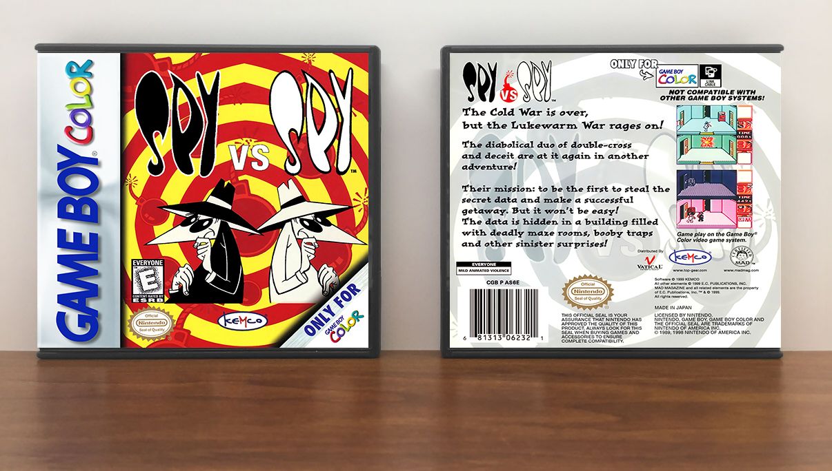 Spy vs. Spy, Artwork Spine Color: Chrome